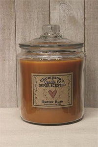 Butter Rum ~ 64 oz Cookie Jar ~ 3 wick Candle ~