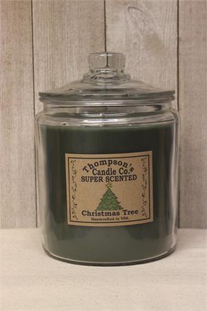 Christmas Tree ~ 64 oz Cookie Jar ~ 3 wick Candle ~