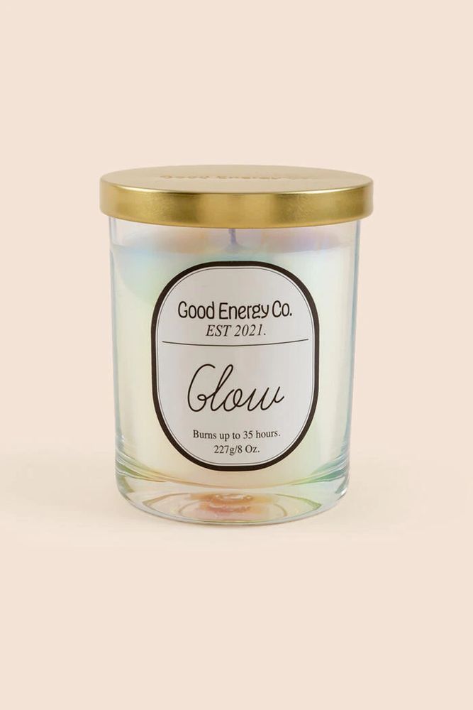 Good Energy Co Glow 8oz SOY Jar Candle