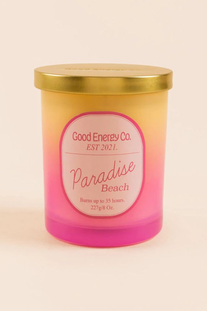 Good Energy Co Paradise 8oz Jar Candle