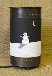Snowman in Moonlight ~ Warmer