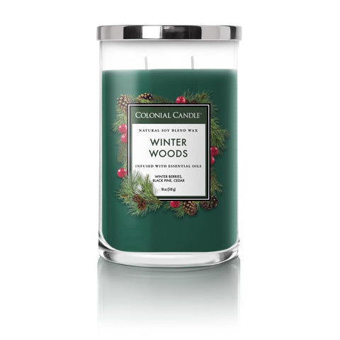 Winter Woods ~ 19oz 2 Cylinder Candle